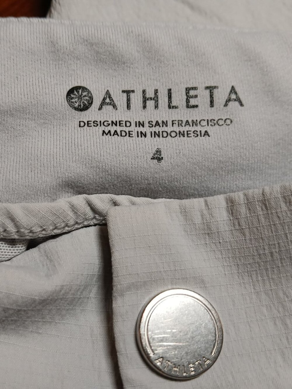 ATHLETA Gray Activewear Performance Shorts - Like New - Picture 5 of 12